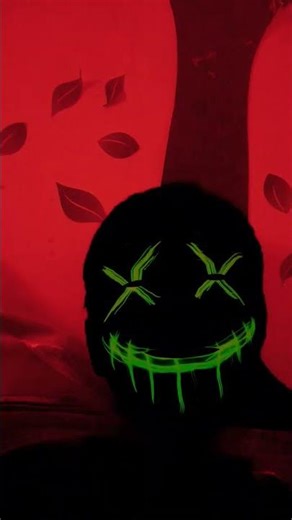 hackers mask with light #https