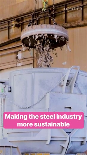 The steel industry is a major pollutant, but this company is finding ways to clean up the process. #steel #Mollycop #recycle | Insider Science