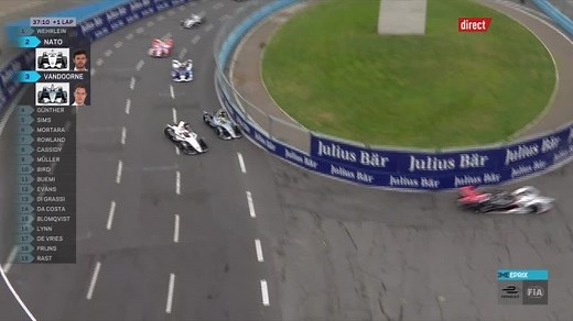 Formule E : le résumé de la course 2 de l'E-Prix de Rome en vidéo