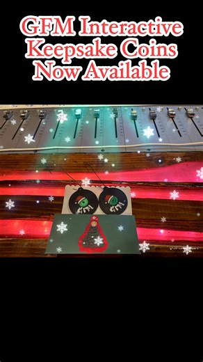Think of them as digital records you can actually hold. Personal, physical, and made to last. Our Christmas design even doubles as an ornament 🎄 GFM Record Coins are tap-to-play keepsakes designed to carry music, voices, and memories in a way streaming never can. These are not about trends or algorithms. They are about preserving sound that matters. What people are using them for • Live at GFM performances you can take home • Artist singles, EPs, and exclusive releases • Keepsake recordings lik