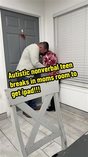 Autistic nonverbal teen wants her iPad no matter what! #autism #nonverbal #specialneeds #fyp #viral