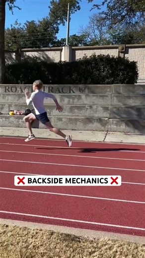 If you’re looking to get faster, learn to run with frontside mechanics. #trackandfield #sprinting
