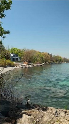 Lakeside Park Oakville Waterfront Walk | Scenic Lake Ontario Views #Shorts