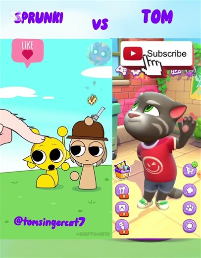 Who Sings Best? Tom Cat vs Sprunki Showdown.