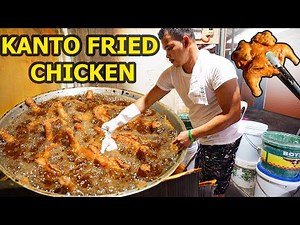 Filipino Street Food! Pinoy-Style Fried Chicken | BEST KANTO FRIED CHICKEN in Manila Philippines