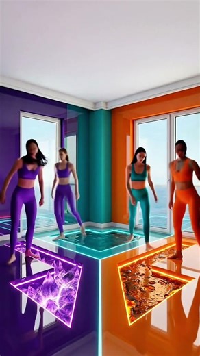 This Floor Glow-Up is CRAZY 🎆 #satisfying #transformation