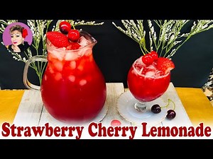 The Best Strawberry Cherry Lemonade Recipe