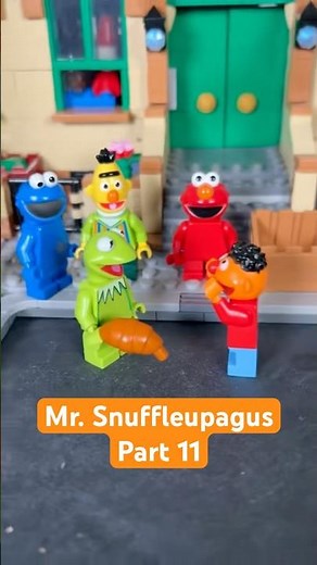 Mr. Snuffleupagus - Part 11 #lego #legostopmotion #sesamestreet #elmo #kermit #toys #funny