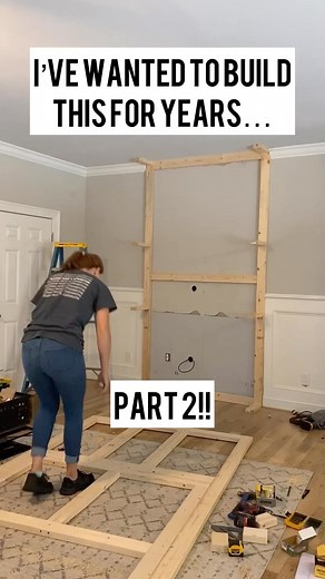 6K views · 5.6K reactions | I hope this fireplace is worth it after I was attacked by a lizard when running wire in my crawl space #rv #woodworking #woodwork #womenempowerment #womenwhobuild #rvlife #rvliving #homebuilder | Heather Fallen | Facebook