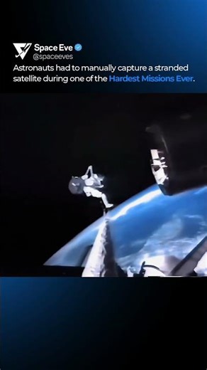The Space Shuttle Endeavour was sent to recover, a satellite left drifting after a failed launch