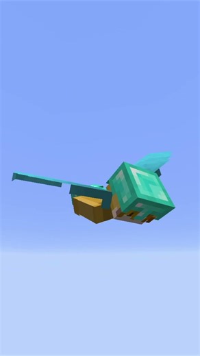 Unendlich fliegen in MINECRAFT?! #minecraft #memes #troll #shorts #viral #foryou