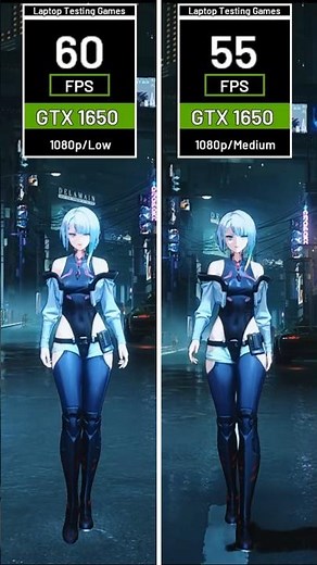 GTX 1650 vs Wuthering Waves 3.4 (Night City) #wuwa #gtx1650 #comparison