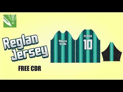 Reglan Jersey Vector Design | Coreldraw X7 Tutorial | Free CDR