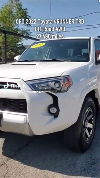 CPO 2022 Toyota 4Runner TRD Off-Road Premium 4WD #victorytoyotaofmidtown #toyota #4runner #offroadpremium #carsoftiktok