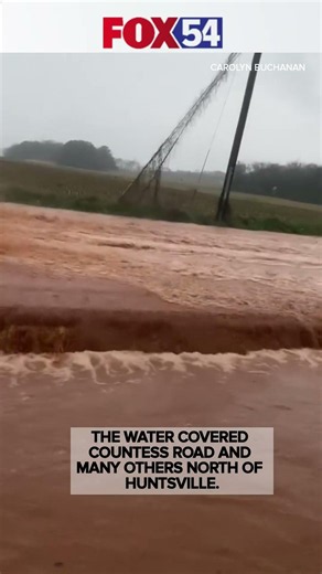 Muddy, messy roads prevail during Sunday downpours in northern Alabama