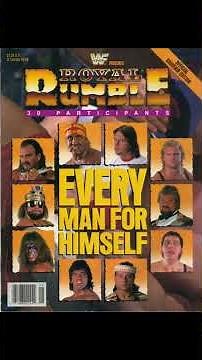 WWF Royal Rumble 1990 Program #wwe #wrestling #wwf #hulkhogan #romanreigns #history #roddypiper #aew