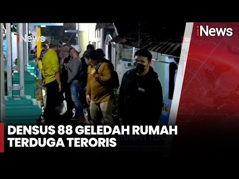 Densus 88 Anti Teror Polri Geledah Satu Rumah Terduga Teroris di Garut - iNews Siang 28/12