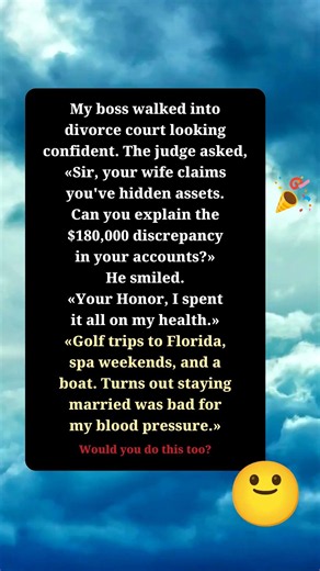 💼 Boss Explains Missing Money #jokes #funny #divorce