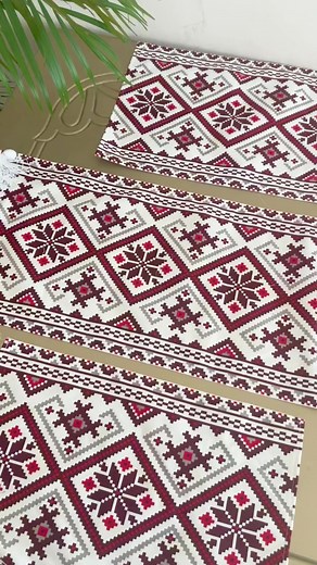 70K views · 165 reactions | Printed Cotton Table Runner set.. . Inbox us to place your order now! #tablerunner #homedecore #TableRunnerSe #tabledecor | Home Look | Facebook