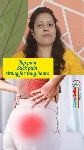 Long Hours Sitting hip, Back Pain Relief | Easy Stretches for Office Worker, Hip & Back Pain Relief