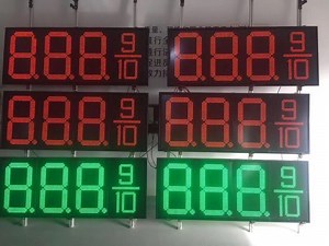 [Hot Item] 24inch 32inch 8.88 9/10 LED Gas Price Sign LED Oil Gas Price Screen