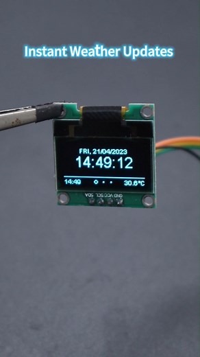 Let's See Instant Weather Updates with Open Weather Map API & NodeMCU via ChatGPT Code #WeatherUpdates #OpenWeatherMapAPI #NodeMCU #ChatGPT #Coding #InstantUpdates #fyp #electronics #engineering #maker Cr:CodersCafeTech | Utmel Electronics | Facebook