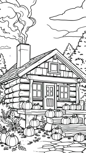 19 Autumn Coloring Pages Printable