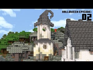 Building a HALLOWEEN WITCH TOWER In the NEW Minecraft UPDATE!