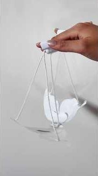 Make a paper puppet butterfly w/ me