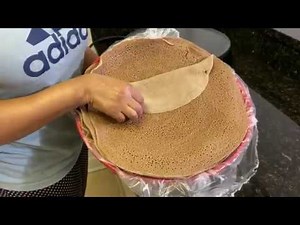 How to make Teff Ingera with Tg. ጤፍ : እንጀራ : አጋገር :ከቲጂ : ጋር::