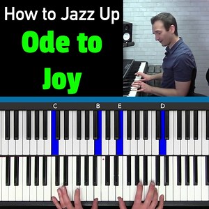 12K views · 801 reactions | Let's add some jazzy chords to Ode to Joy  https://pianowithjonny.com/courses/ode-to-joy-in-3-jazz-styles-1/ #piano #pianolesson #pianowithjonny #jonnymay #easypiano #pianotip #jazzpiano | Jonny May | Facebook