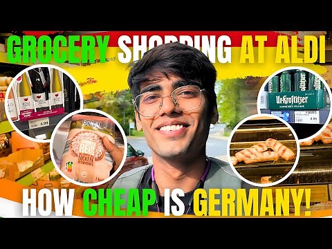 🛒 Grocery Shopping in Germany 🇩🇪 | What’s Inside ALDI? 😱 Grocery Prices Tour | MoshVlogs