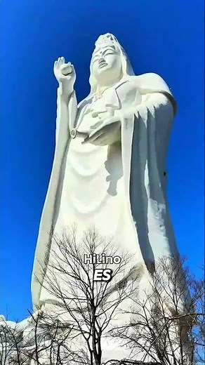 The giant Sendai Daikannon statue in Japan