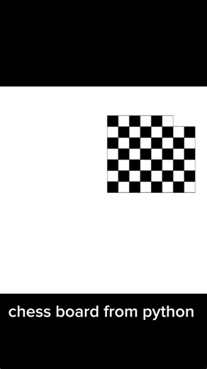 chess board from python #codingbat #programminglanguage #codeadventure #python #pythontutorial