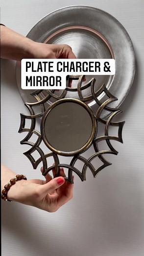 128K views · 5.4K reactions | Dollar Tree DIY: wall decor using charger plates and mirrors! #dollartreeDIY #diyprojects #diyhomedecor #diy | The Craftessa | Facebook