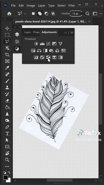 How to Remove White Background from Drawings in Photoshop