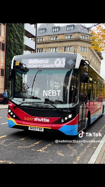 Go North East 5498 NK69 FBN a Alexander Dennis Limited… Enviro200MMC/ SLF 5 seen operating the Quaycity Q3 service to Wallsend Metro Stn with a very chill driver aswell! #gonortheast #newcastle #wallsend #buslifestyle #tyneandwear #busspotting #busspotter #busenthusiast #northeast #fypviralvideo #blowitup #fyi #fyp #busman #busmania #busenthusiasm #singledecker #singledeck #l#lxyzbca #xyz #busvideos #l#lPOV #pov #pointofview #fui