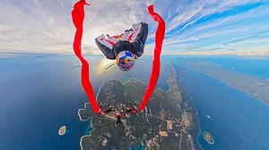 Red Bull athletes complete world-first 15-stage global aerial obstacle course