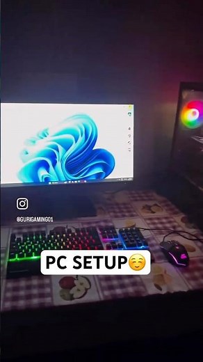 PC Setup #gamerlyfe #pcgaming #pc #gaming