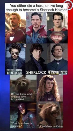 Why These Heroes Are Failing the Vibe Check? 😂 | Sherlock Multiverse & The Vision Burn 💀 #marvel #yt