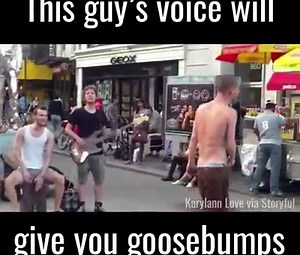 This guy looks drunk, but damn what a voice... | UNILAD Sound