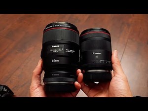 Canon RF 85mm f/1.4 vs EF 85mm f/1.4 IS | Lens Body Comparison Only