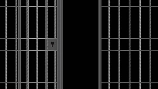 Download Opening jail door animation. Closed jail bars. Prison metal bars animation. Jail door. Prison cell. Transparent background with alpha channel for free