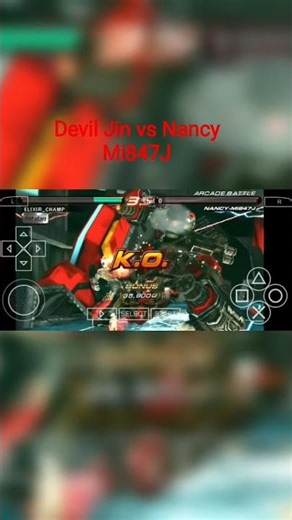 Devil Jin vs Nancy🔥#Tekken6 #deviljin #Azazel #TekkenFight #shorts #Fighting #TekkenBattle #ytshorts