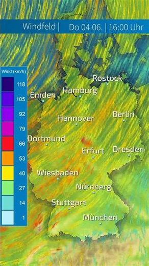 ⛈️ WARNLAGE #DEUTSCHLAND: #STURM, #GEWITTER & #UNWETTER, #orkan -Böen, #tornado -#gefahr #weather