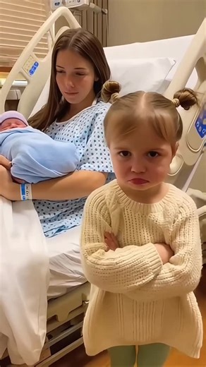 Savage Parrot on Instagram: "The baby is cute… But the toddler STRONGLY disagrees 😅 This hospital moment is pure sibling rivalry and 100% honest. 👇 Who do YOU think is cuter? #FunnyKids #SiblingRivalry #ParentingHumor #HospitalMoments ViralVideo CuteKids fblifestyle"