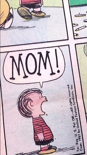 Lucy Learns to Share with Linus - Peanuts Comic Strip from July 7, 1957 | CollectPeanuts.com