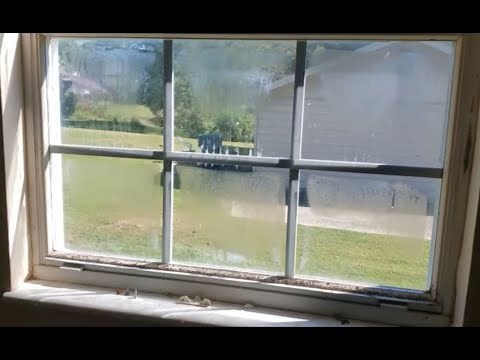 DIY Landlord:How to Replace Fogged up Double Pane Window With a Single Pane Glass & Save Some Money