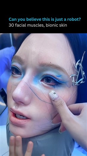 AI Tools I Artificial Intelligence I Business on Instagram: "Behold the Elf V1: AheadForm Technology’s ultra realistic humanoid robot head that’s blurring the line between human and machine! This Chinese marvel boasts bionic skin and 30 facial muscles driven by brushless micro-motors, nailing every micro expression from winks to smirks. Customize its face, hair, even mood! Are we ready for robots that look and feel this real? What do you think? Follow @alphabizai for more breakthroughs reshaping