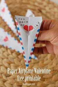 Paper Airplane Valentine   Blog Hop